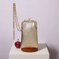 TOPKAPI/トプカピ TOPKAPI シュリンクレザー パール チェーン ショルダー バッグ / スマホショルダー/507729623