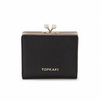 TOPKAPI/トプカピ TOPKAPI シュリンクレザー パール がま口 二つ折り 財布/507729625