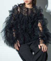 MAISON BREEZE reveur/メゾンブリーズレヴール MAISON BREEZE reveur チュール フリル トップス シアー 長袖 trctrc－244047/507729633