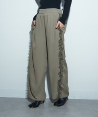 MAISON BREEZE reveur/メゾンブリーズレヴール MAISON BREEZE reveur サイドチュールフリル パンツ ワイドパンツ ロングパンツ trctrcー264016/507729634