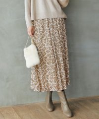 JIYU-KU（SMALL SIZE）/【カタログ掲載・洗える】スノーフラワープリント スカート/507729657