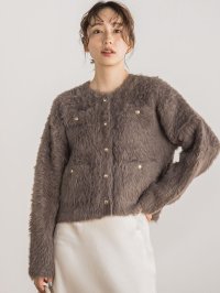 Droite Lautreamont/ドロワット ロートレアモン Droite lautreamont セッケツフェザーカーディガン/507730360