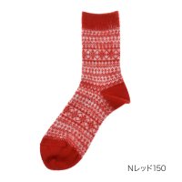 MACKINTOSH PHILOSOPHY/マッキントッシュ フィロソフィー MACKINTOSH PHILOSOPHY 福助 【マッキントッシュフィロソフィー】 靴下 フェアアイル柄 クルー丈 (320/507730439