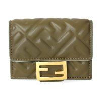 FENDI/フェンディ FENDI 3つ折り財布 バゲット MICRO TRIFOLD WALLET 8M0395 AT00 F1PQH GREEN/507730450
