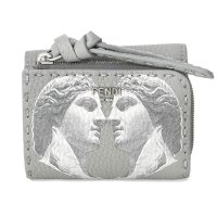 FENDI/フェンディ FENDI 3つ折り財布 ビーカブー MICRO TRIFOLD SELLERIA WALLET 8M0499 ASU6 F0VJZ GREY/507730454
