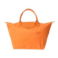 Longchamp/ロンシャン LONGCHAMP ハンドバッグ ル プリアージュ グリーン トップハンドルバッグ Mサイズ 1623 919 P54 ORANGE/507730486