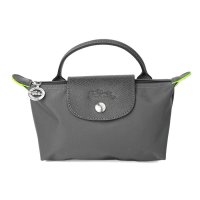Longchamp/ロンシャン LONGCHAMP ポーチ ル プリアージュ グリーン ハンドル付きポーチ 34175 919 P66 GRAPHITE/507730500