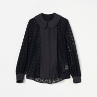 HELIOPOLE/ROUND COLLAR LACE BLOUSE/507730735