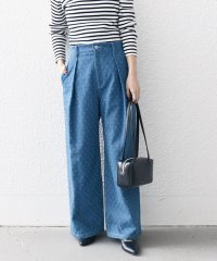 SHIPS any WOMEN/bon_meur:〈洗濯機可能〉クラッシュ デニム ワイド パンツ/507730913