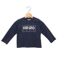 KENZO/ケンゾー KENZO Tシャツ カットソー 子供服 ロングTシャツ ネイビー ホワイト ボーイズ KENZO K60518 84A/507731915