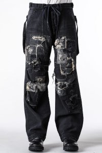 D.HYGEN/ディーハイゲン D.HYGEN 製品加工ストレッチデニムワイドパンツ/506928744