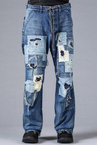 D.HYGEN/ディーハイゲン D.HYGEN 製品加工ストレッチデニムワイドパンツ/506928744