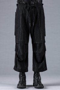 D.HYGEN/ディーハイゲン D.HYGEN Fade Random Stripe Wide Cropped Pants/506928751