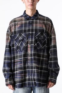 Juun.J/ジュン ジー Juun.J Dual Sleeve Check Shirts/507143631