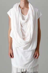 JULIUS/ユリウス JULIUS Rayon/Cotton Cloth Drape Neck Pullover/507144287