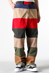 SAINT Mxxxxxx/セントマイケル SAINT Mxxxxxx LASTMAN x SAINT Mxxxxxx Patchwork Pants/507144690