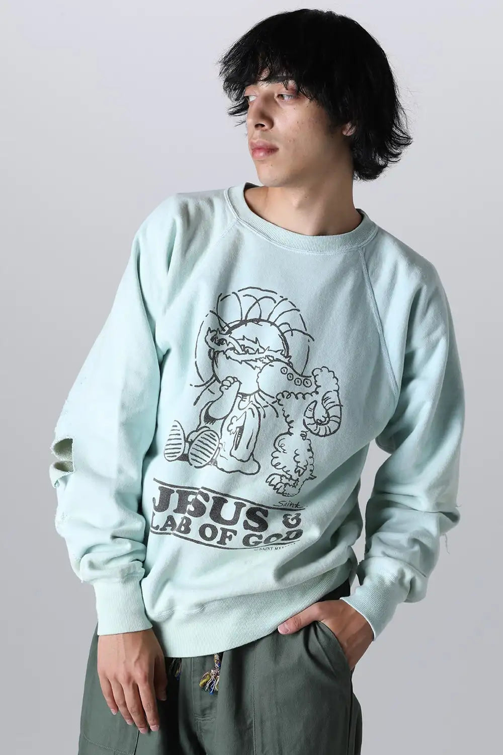 【2024年】お歳暮ギフト Mxxxxxx SAINT セントマイケル JESUS shirt(507145410 Sweat トップス