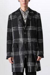 NOUSAN/ノウザン NOUSAN johann long － peaked lapel semi long jacket/507145600