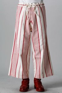 OLUBIYI THOMAS/オルヴィ トーマス OLUBIYI THOMAS Wide Leg Kickback Drawstring Trousers/507145609