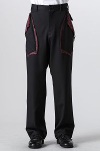 sulvam/サルバム sulvam Gavadine Lace Straight Pants/507146591