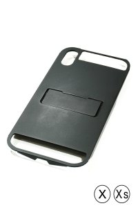 CLAUSTRUM/クラウストルム CLAUSTRUM iPhoneX FLAP X METAL － Black MATTE/507146864