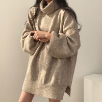 Rodic/ロディック Rodic レディース ニットワンピース タートルネック/507217892