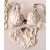 fran de lingerie/フランデランジェリー fran de lingerie 新作続々☆ 「ペアブラジャー ペアブラジャー（ワイヤー有り）」 ブラジャーショーツセット【返品不可商品】/507586183