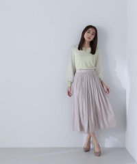 NATURAL BEAUTY BASIC/割繊ギャザースカート/507712143