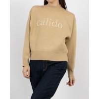 EGLANTINE/エグランティーヌ EGLANTINE 刺繍ロゴニットプルオーバー/507729038