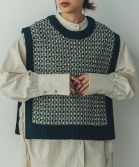 Noia/ノイア Noia ジャガードニットベスト/507730992