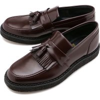 FRED PERRY/フレッドペリー FRED PERRY FP×GEORGE COX TASSEL LOAFER LEA OXBLOOD [SB8355－597]/507731132