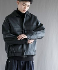 aimoha/アイモハ aimoha 【aimoha neo】Fake Leather Zip－Up Jacket/507731194