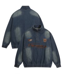 HOOK/アイモハ aimoha HOOK －select－ レーシング刺繍ウォッシュデニムハーフジップ/507731201