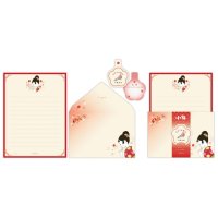 cinemacollection/シネマコレクション cinemacollection 小梅 レターセット 手紙セット KOUME おめかし小梅 日本ホールマーク 封筒 便箋 キャラクター おし/507731331