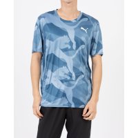 PUMA/プーマ PUMA メンズ 半袖機能Tシャツ TRAIN FAV AOP SS Tシャツターコイズブルー/507731765