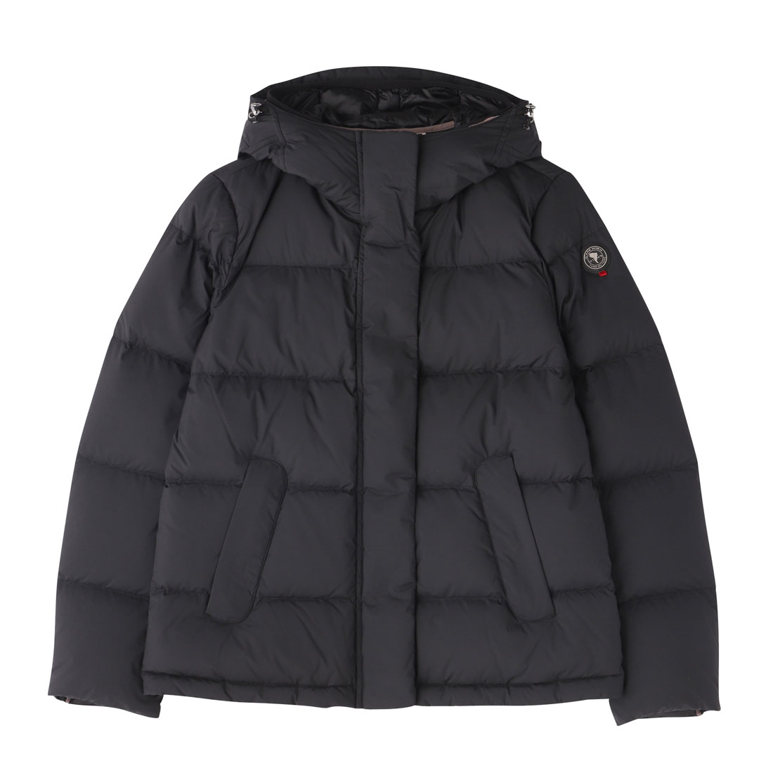 新品Cape Horn ダウンジャケット ブラック 一点物最終☔️の日割引 CAPE HORN / マット STELLA ダウン ジャケット（ダウン