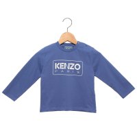 KENZO/ケンゾー KENZO Tシャツ カットソー 子供服 ロングTシャツ ブルー ホワイト ボーイズ KENZO K60518 780/507731914