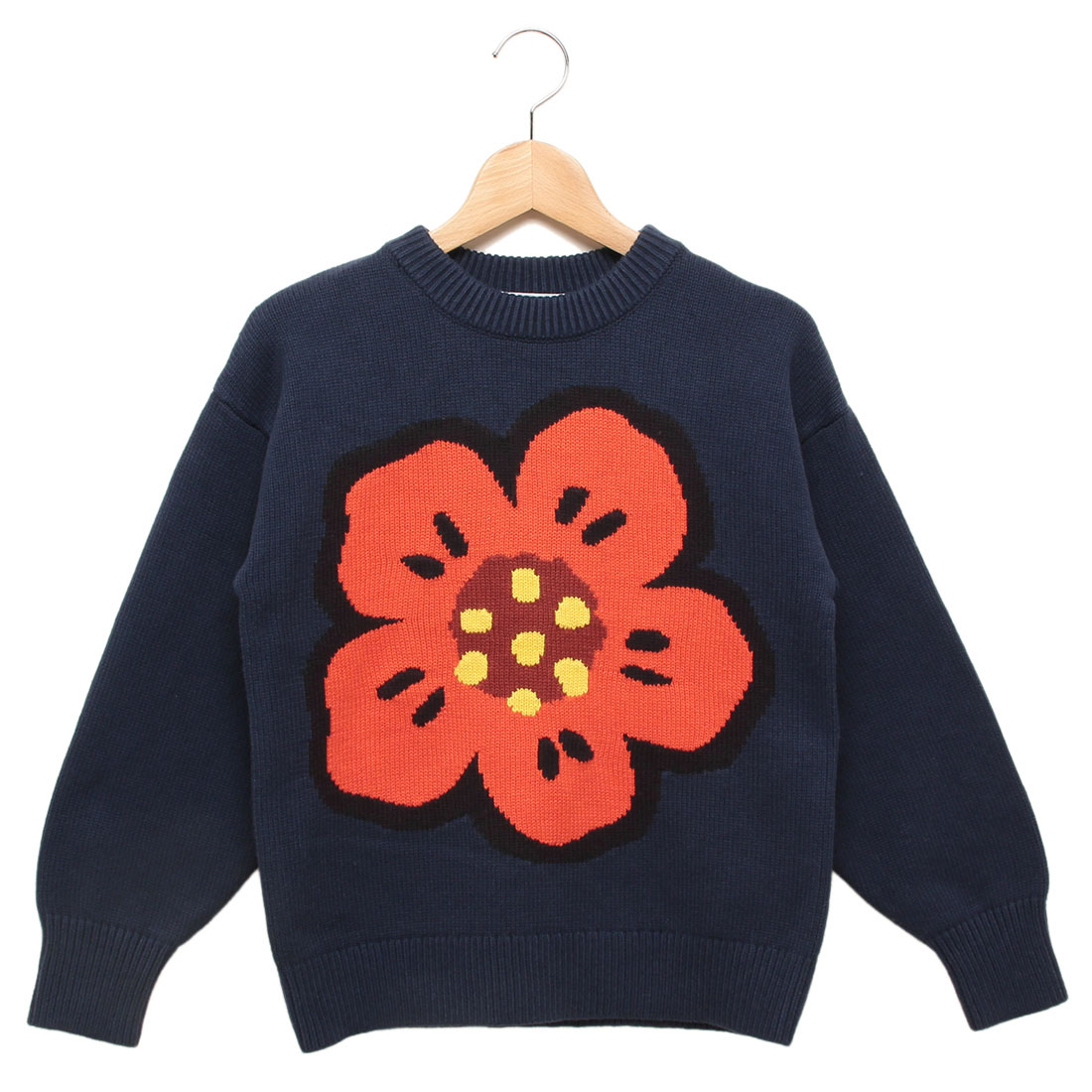KENZO ゴルフ ケンゾー 刺繍 セーター ネイビー