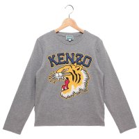 KENZO/ケンゾー KENZO Tシャツ カットソー 子供服 ロングTシャツ グレー ボーイズ KENZO K60766 A29/507731920