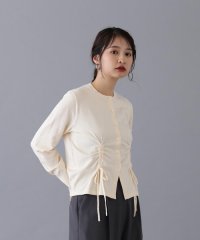 N Natural Beauty Basic/ドロストリボンニットカーディガン/507732289