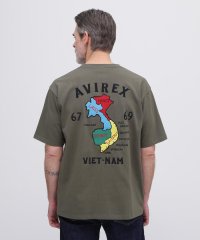 AVIREX/《WEB&DEPOT限定》VIETNAM EMBROIDERY T－SHIRT / ベトナム 刺繍 半袖Tシャツ / AVIREX /507732332