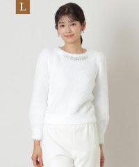 TO BE CHIC(L SIZE)/【L】フェザーモール プルオーバーニット/507716621