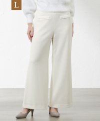 TO BE CHIC(L SIZE)/【L】ジョーゼットジャージ ワイドパンツ/507716623