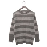 EGLANTINE/エグランティーヌ EGLANTINE ヤク ボーダーニットプルオーバー/507730964