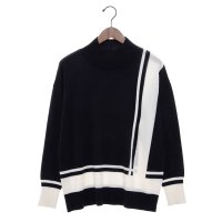 EGLANTINE/エグランティーヌ EGLANTINE 配色デザインニットプルオーバー/507730966