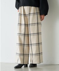 BEARDSLEY/ワッフルチェックウエストリブパンツ/507734361