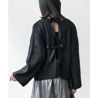 mili an deni/ミリアンデニ mili an deni バックリボンクルーネックニットプルオーバー/507734641