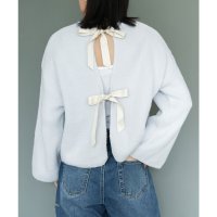 mili an deni/ミリアンデニ mili an deni バックリボンクルーネックニットプルオーバー/507734641