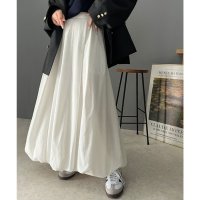 Classical Elf/クラシカルエルフ Classical Elf ふんわり大人可愛い。タック入りシボジョーゼットバルーンスカート/507734663