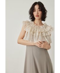 niana/ニアナ niana ドットティアードトップスセットドレス 2点セット 結婚式 成人式 同窓会 パーティードレス オケージョンドレス お呼ばれワンピース/507734688